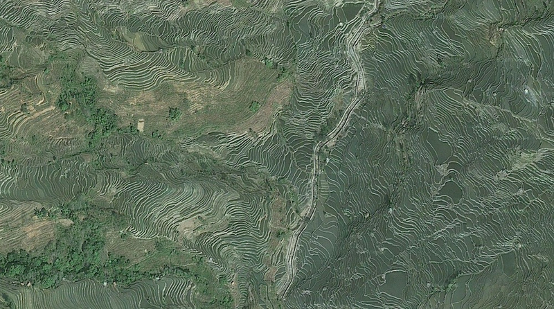 Illustration for article titled Satellite Images of Agricultural Fields Make the Earth Look 8-Bit